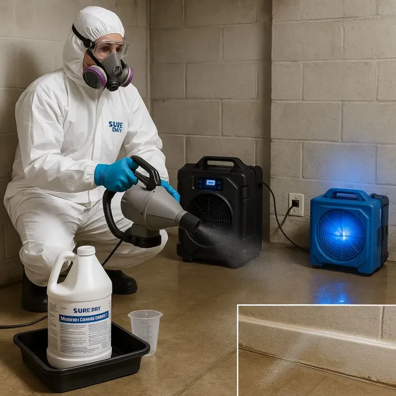 Sanitization and Odor Removal process in Green Lake, WI